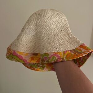 JCrew Bucket Style Straw Hat